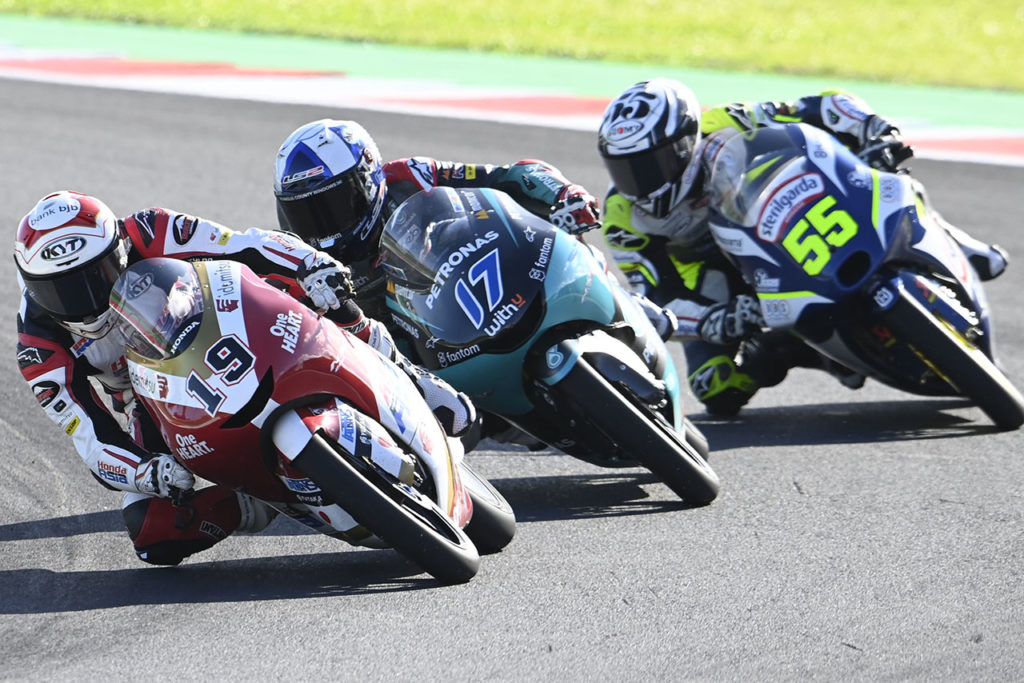 motogp2021 第16戦イタリアGPでポイントを獲得したmoto3の出光ホンダチームアジア・アンディ選手 
