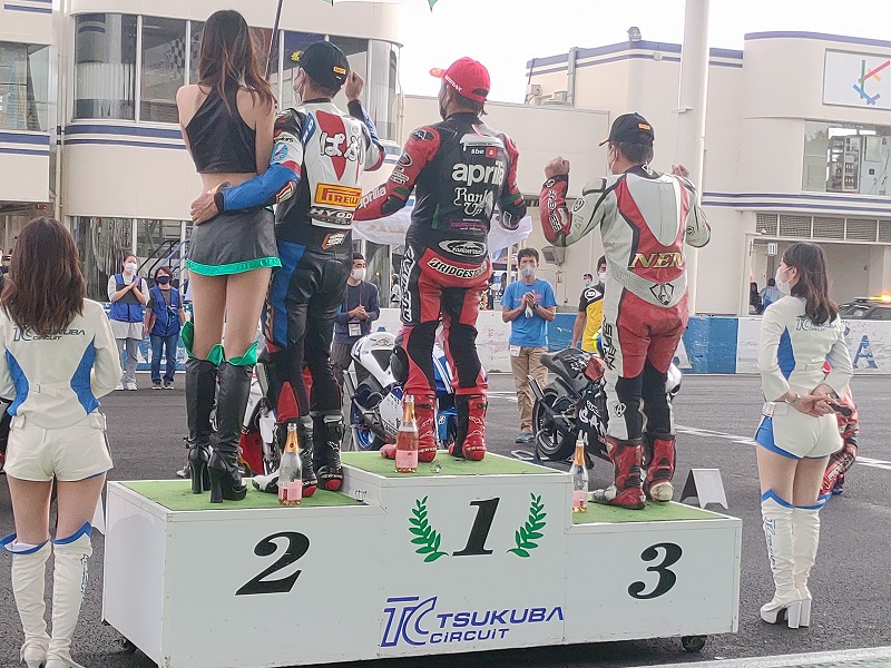 TC400クラスで貫録の優勝を見せつけたポールトゥウィンのRankUp Racing EGUKEN Garage 江口 謙選手