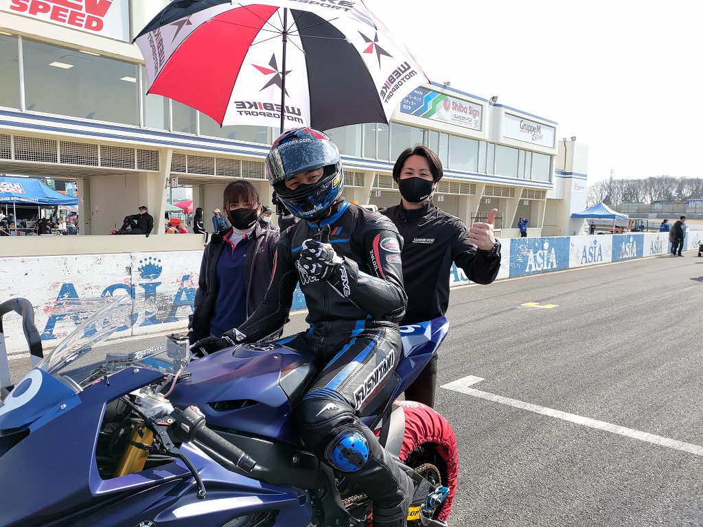 筑波ロードレース選手権2022 第1戦 TC-Formulaクラス 松永 海斗選手