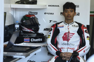 イデミツホンダチームアジアのライダー　ソムキアット・チャントラ選手