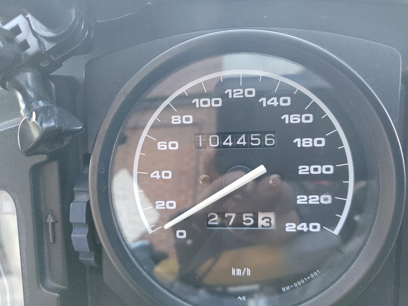 バイク（二輪）の年間走行距離10万キロ以上！