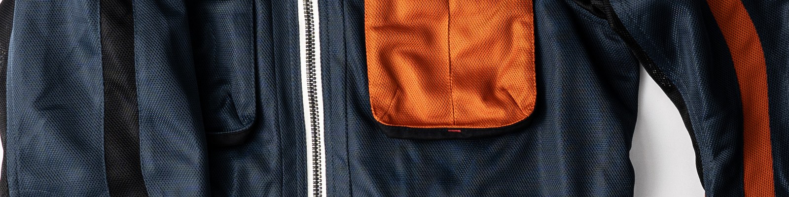 K-2439 FULL MESH LONG JACKET フルメッシュロングジャケット の接写