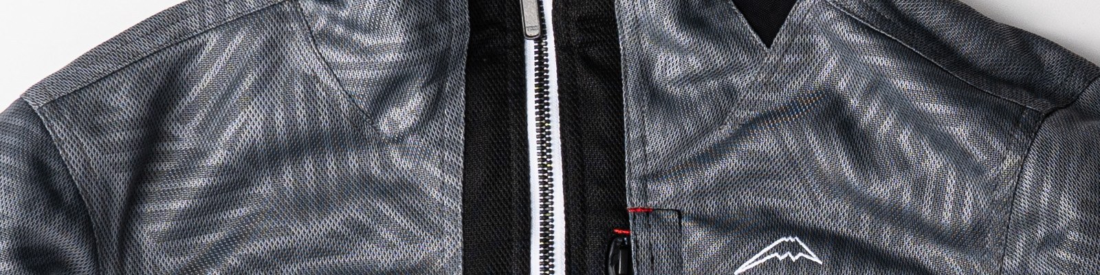 K-2440 FULL MESH PARKA JACKET フルメッシュパーカージャケット の接写